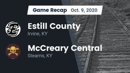 Recap: Estill County  vs. McCreary Central  2020
