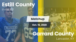 Matchup: Estill County vs. Garrard County  2020