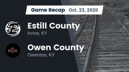Recap: Estill County  vs. Owen County  2020