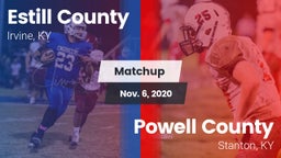 Matchup: Estill County vs. Powell County  2020