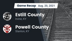 Recap: Estill County  vs. Powell County  2021