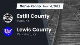 Recap: Estill County  vs. Lewis County  2022