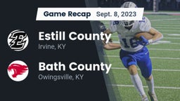 Recap: Estill County  vs. Bath County  2023