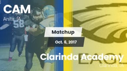 Matchup: CAM vs. Clarinda Academy  2017