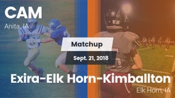 Matchup: CAM vs. Exira-Elk Horn-Kimballton 2018