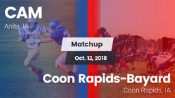Matchup: CAM vs. Coon Rapids-Bayard  2018