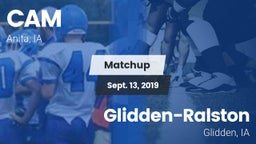 Matchup: CAM vs. Glidden-Ralston  2019