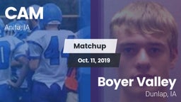 Matchup: CAM vs. Boyer Valley  2019