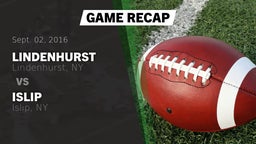 Recap: Lindenhurst  vs. Islip  2016