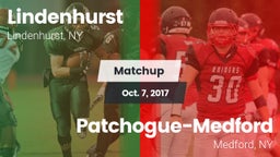 Matchup: Lindenhurst vs. Patchogue-Medford  2017