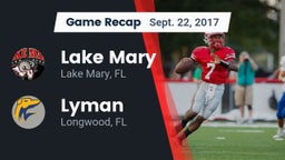 Recap: Lake Mary  vs. Lyman  2017