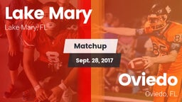 Matchup: Lake Mary vs. Oviedo  2017