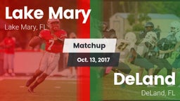 Matchup: Lake Mary vs. DeLand  2017