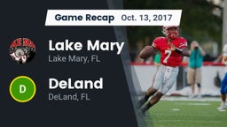Recap: Lake Mary  vs. DeLand  2017