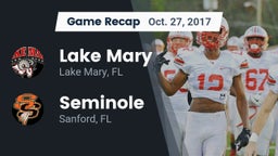 Recap: Lake Mary  vs. Seminole  2017