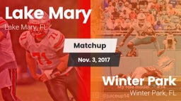 Matchup: Lake Mary vs. Winter Park  2017