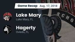Recap: Lake Mary  vs. Hagerty  2018