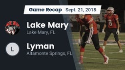 Recap: Lake Mary  vs. Lyman 2018