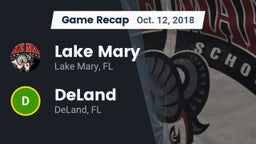 Recap: Lake Mary  vs. DeLand  2018