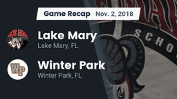 Recap: Lake Mary  vs. Winter Park  2018
