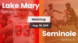 Matchup: Lake Mary vs. Seminole  2019