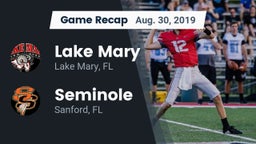 Recap: Lake Mary  vs. Seminole  2019