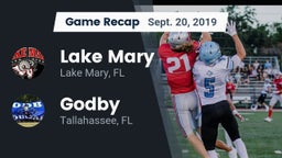 Recap: Lake Mary  vs. Godby  2019