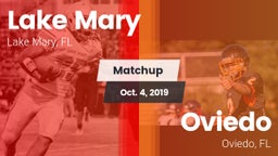 Matchup: Lake Mary vs. Oviedo  2019