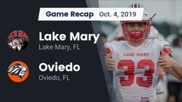Recap: Lake Mary  vs. Oviedo  2019