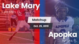 Matchup: Lake Mary vs. Apopka  2019