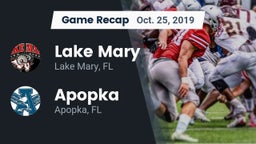 Recap: Lake Mary  vs. Apopka  2019