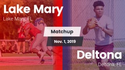 Matchup: Lake Mary vs. Deltona  2019