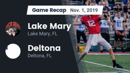 Recap: Lake Mary  vs. Deltona  2019
