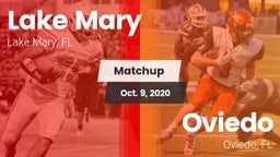 Matchup: Lake Mary vs. Oviedo  2020