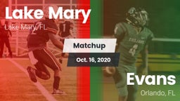 Matchup: Lake Mary vs. Evans  2020