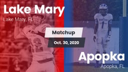 Matchup: Lake Mary vs. Apopka  2020