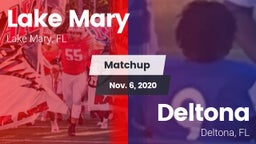 Matchup: Lake Mary vs. Deltona  2020