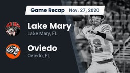 Recap: Lake Mary  vs. Oviedo  2020