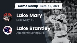 Recap: Lake Mary  vs. Lake Brantley  2021