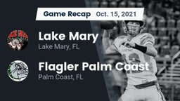 Recap: Lake Mary  vs. Flagler Palm Coast  2021