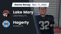 Recap: Lake Mary  vs. Hagerty  2022
