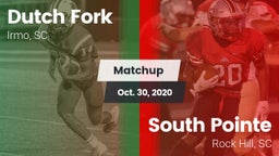 Matchup: Dutch Fork vs. South Pointe  2020