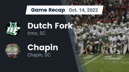Recap: Dutch Fork  vs. Chapin  2022