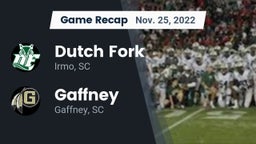 Recap: Dutch Fork  vs. Gaffney  2022