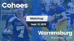 Matchup: Cohoes vs. Warrensburg  2019