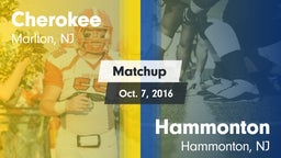 Matchup: Cherokee vs. Hammonton  2016
