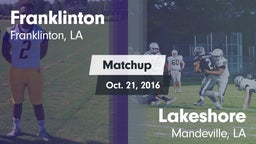 Matchup: Franklinton vs. Lakeshore  2016