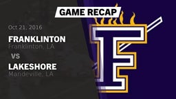 Recap: Franklinton  vs. Lakeshore  2016