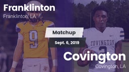 Matchup: Franklinton vs. Covington  2019