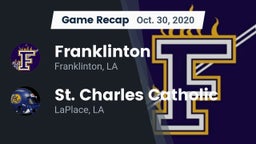 Recap: Franklinton  vs. St. Charles Catholic  2020